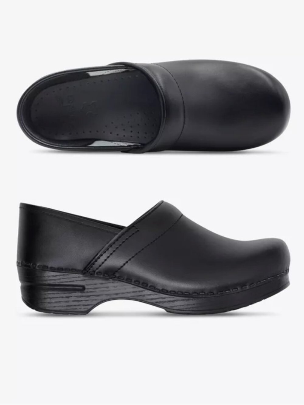 Classic Black Dansko Clogs – Size 37